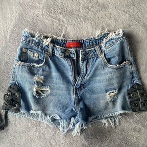 Jean shorts